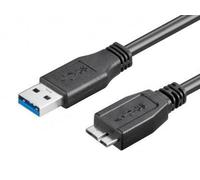 Goobay Câble USB 3.0 SuperSpeed 95734, Noir, 0,5 m
