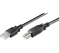 Wentronic Câble USB 3.0 Fiche A / Fiche B 1,8m Noir (Import Allemagne)