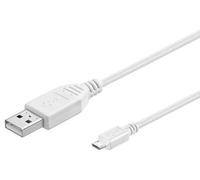 Goobay Câble USB-A vers Micro-USB - 5 m - Blanc