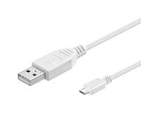 Goobay Câble USB-A vers Micro-USB - 60 cm - Blanc