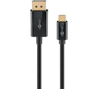 Goobay USB C to DisplayPort Cable - Gold-Plated Connectors, Ultra HD Resolutions
