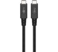 GOOBAY Câble USB-C, USB4.0, Gen3x2, mâle/mâle, 1,0m