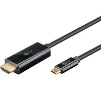 Goobay Câble USB-C vers HDMI 2.0 – Ultra HD 4K à 60 Hz – Connecteurs plaqués or – 2 m – 75697