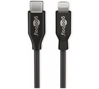 Goobay Cable USB-C vers Lightning MFi Fast Charge 2m (Noir) Noir G