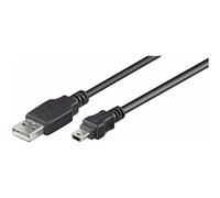 GOOBAY 50768 - Câble USB 2.0, fiche A vers fiche mini B, 3,0 m