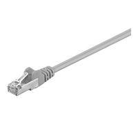 Goobay - Cat 5e Câble Patch, F/utp, Gris, 0,5 M, Conducteur En Aluminium Plaqué Cuivre (cca). Longueur De Câble 0.5 M