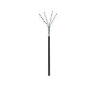Goobay Cat 5e Câble Réseau Outdoor, F/UTP, Noir, 100m - 57295