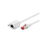goobay CAT 6 Rallonge, F/UTP, Blanc, 1.5m Longueur