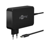goobay Chargeur d'ordinateur Portable USB C 90 W avec câble de Charge de 1,8 m Alimentation Power Delivery 90 W USB C - avec câble et Protection Contre la surchauffe pour MacBook Pro - 65420