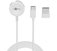 goobay Chargeur pour Apple Watch/Chargeur sans Fil/Compatible avec Tous Les modèles d'Apple Watch SE/8/7/6/5/4/3/2/Incl. Adaptateur USB 65343