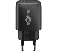 goobay 61671 USB Quick Charge QC 3.0/18 W/1x A Port/Wall Plug/Charge jusqu'à 4X Plus Vite/Compatible avec iPhone,Samsung Galaxy,AirPods, Noir