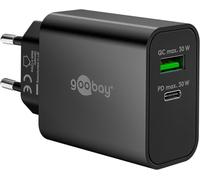 Goobay Chargeur rapide double USB-C PD GaN 30 W