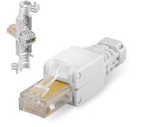 Goobay Connecteur réseau RJ45 68859 CAT 5e UTP sans outils non blindé beige
