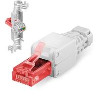 RJ45 44738 - Fiche Cat.6 RJ45, sans outil, avec protection anti-courbure