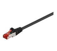 Goobay Câble réseau 68694 Cat.6 S/FTP (PiMF) sans halogène Noir 10 m
