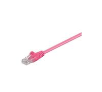goobay - Cordon de raccordement - RJ-45 (M) pour RJ-45 (M) - 20 m - UTP - CAT 6 - moulé, sans crochet - magenta