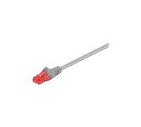 goobay - Cordon de raccordement - RJ-45 (M) pour RJ-45 (M) - 30 m - UTP - CAT 6 - sans crochet - gris
