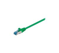goobay - Cordon de raccordement - RJ-45 (M) pour RJ-45 (M) - 5 m - SFTP, PiMF - CAT 6a - sans halogène - vert