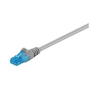 Goobay Cat 6a Câble de Liaison, UUTP, Gris, 50m Longueur de Câble