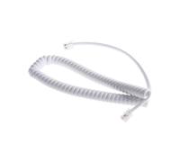Goobay Cordon spiral RJ9 pour combiné Blanc - 2 m
