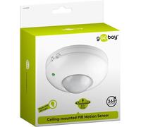 Goobay Détecteur de mouvement PIR 95172 – Plafond avec fil – Noir
