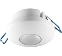 goobay Détecteur de Mouvement intérieur, IP20, 2in1 Blanc - Veilleuse avec détecteur de Mouvement, détection à 360°, portée 8m, capteur PIR, délai d’arrêt - monté en Surface et à l’encastrement