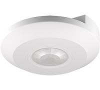 goobay détecteur de Mouvement pour Usage intérieur, Montage au Plafond à 360° Surface Plane, portée de 12 m, Design Mince, LED adaptée Jusqu’à 600W, Remplacement d’Interrupteur IP20 Blanc - 79605