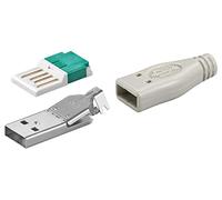 Goobay Embout USB A mâle pour câble USB – montage sans outils – connecteur de qualité