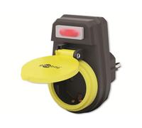 Goobay Adaptateur prise d'alimentation 41266 Type F Noir