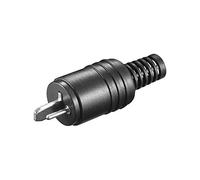 Goobay 11241 connecteur de fils Loudspeaker plug Noir