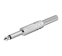 Goobay Fiche Jack - 6,35 Mm - Mono Fiche Jack 6,35 Mm (2 Broches, Mono)