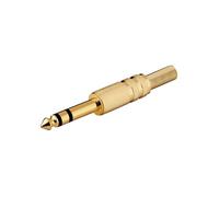 Goobay Fiche Jack - 6,35 Mm - Stéréo Avec Protection Anti-Torsion