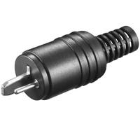Goobay Fiche mâle pour enceinte avec raccordement à vis Manchon de protection Boîtier vissable Lot de 10