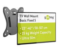 Goobay Fixed Wall Mount S pour TV de 23' à 42'