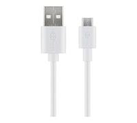 Original Goobay Micro Usb Data Cable Blanc
