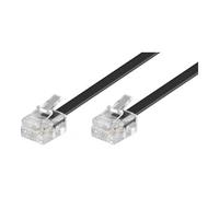 Goobay 50320 câble de téléphone 15 m Noir