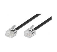 goobay Goobay Câble de connexion RJ11 3m, noir, mâle/mâle 50317 Quantité:1