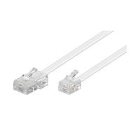goobay Goobay Câble de connexion RJ45-RJ11 3 m, blanc, St/St 93061 Quantité:1