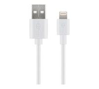 goobay Goobay Câble de données/charge USB Apple pour iPod/iPhone, 1 m, blanc 54600 Quantité:1