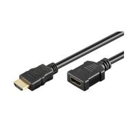 Goobay Câble d'extension HDMI 61308 – Haute vitesse 4K@60Hz Ethernet mâle–femelle 1,5 m