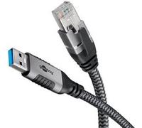 GOOBAY 70693 - Adaptateur réseau, câble, USB 3.0 type A, Gigabit Ethernet, 7,5