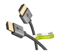 goobay goobay Câble HDMI Slim High-Speed avec Ethernet 4K/60Hz 75753 Quantité:1