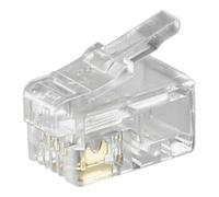 goobay Goobay Câble plat RJ10, fiche 4 pôles 50249 Quantité:10