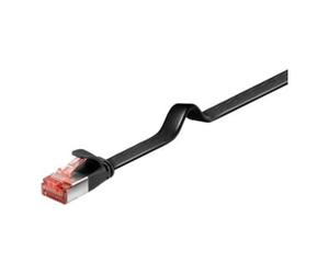 goobay Goobay Câble plat U/FTP Cat6 noir 3m 94234 Quantité:1