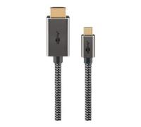 Goobay Câble Textile USB-C / HDMI (M/M) G