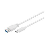 goobay goobay Câble USB 3.0 SuperSpeed 0,5 m blanc Quantité:1