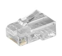 goobay Goobay Connecteur RJ45 pour câble plat, 8 pôles 50252 Quantité:10