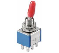Goobay Interrupteur Miniature à Bascule, 250 V/ca, 3 A, 2 X Marche-marche