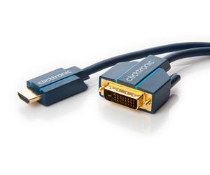 Goobay Kabel / Adapter 3 m HDMI Type A (Standard) DVI-D Bleu