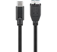 Goobay | Kabel USB-C | Męski | 24-pinowy USB-C | Męski | 9-pinowy Micro-USB Typ B | 0,6 m